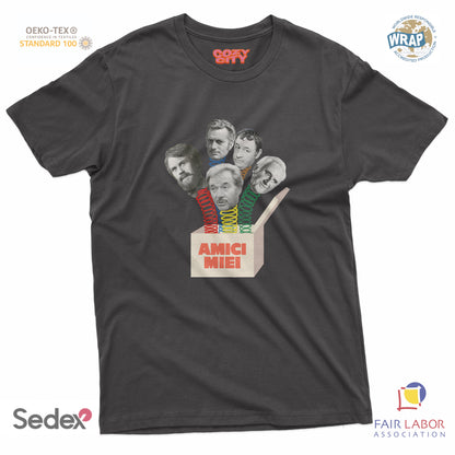 maglietta t-shirt- amici miei scatola