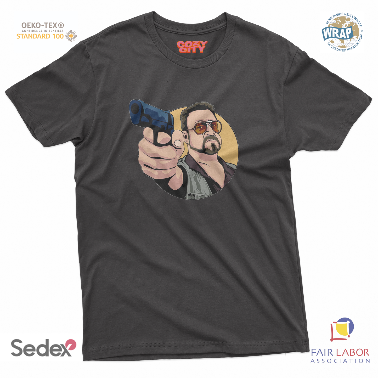 maglietta t-shirt- walter gun