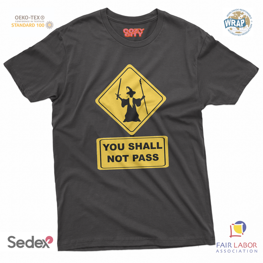 maglietta t-shirt- gandalf cartello