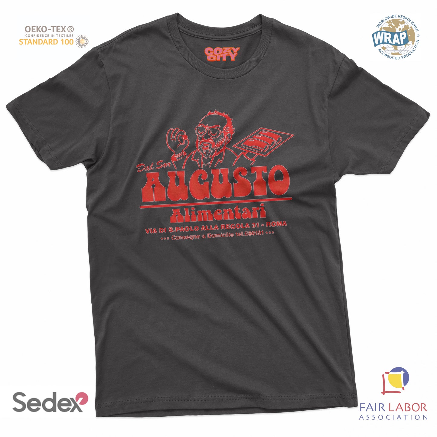 maglietta t-shirt- dal sor augusto alimentari