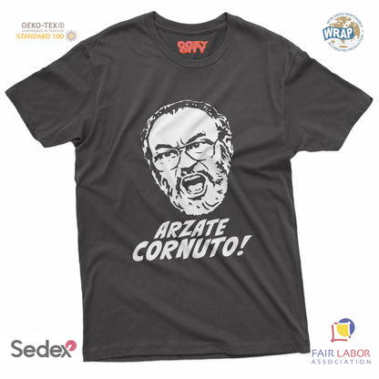 maglietta t-shirt- arzate cornuto arzate