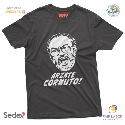 maglietta t-shirt- arzate cornuto arzate