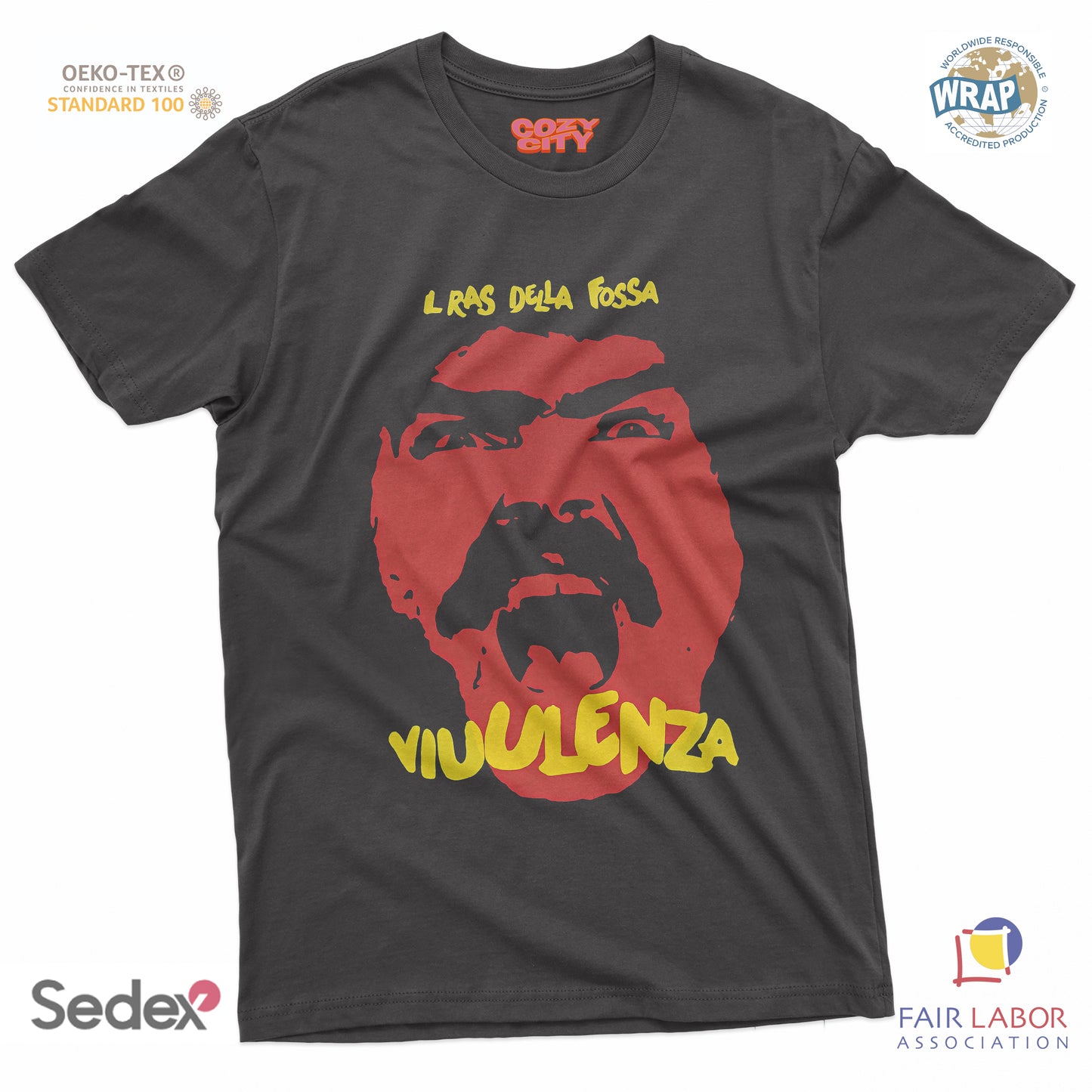 maglietta t-shirt- il ras della fossa viuulenza