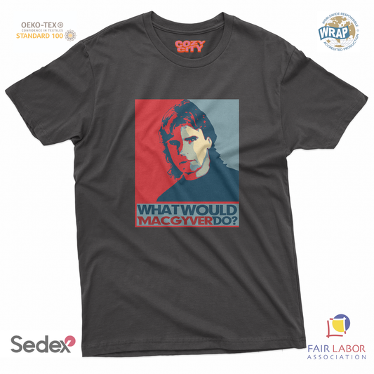 maglietta t-shirt- macgyver