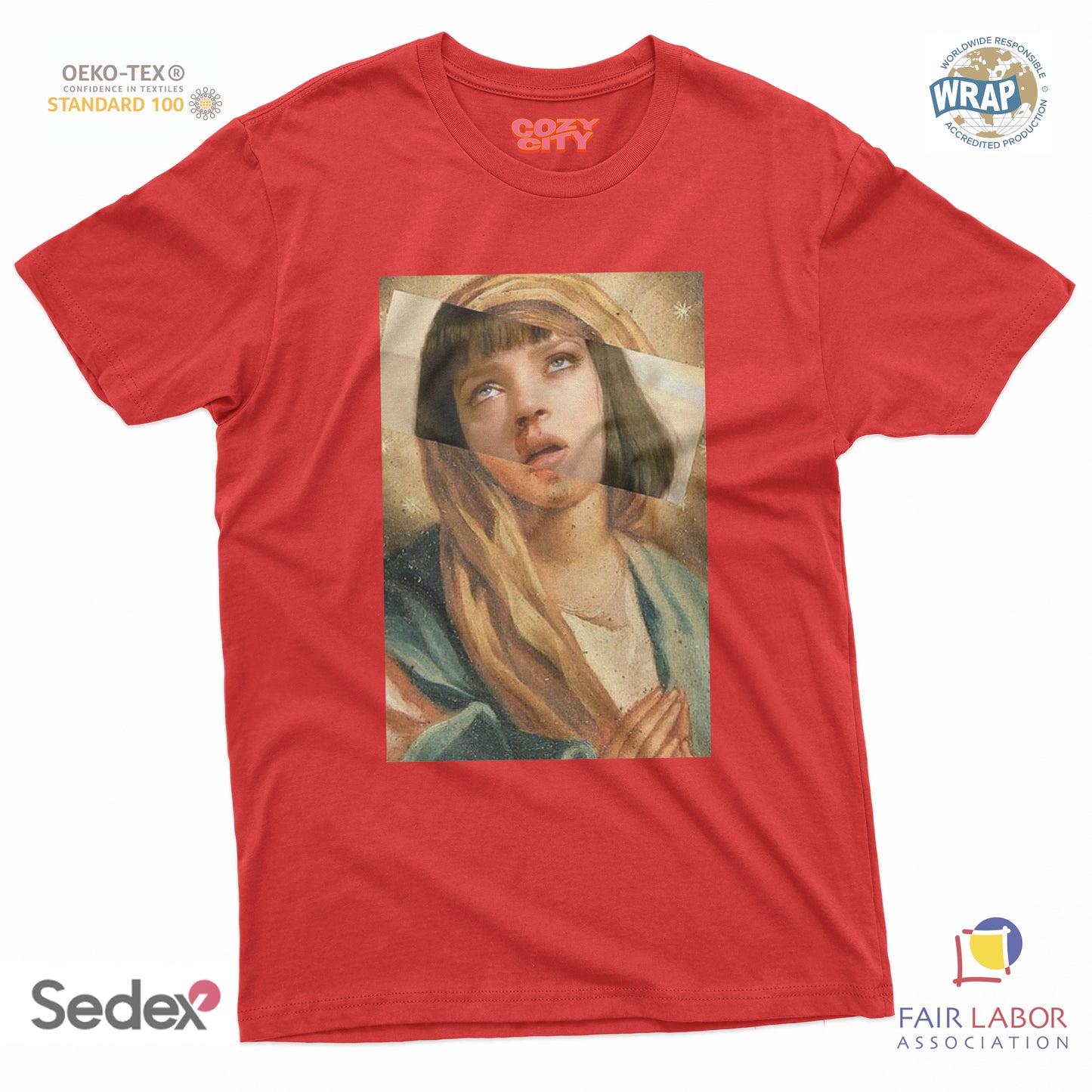 maglietta t-shirt- madonna wallace