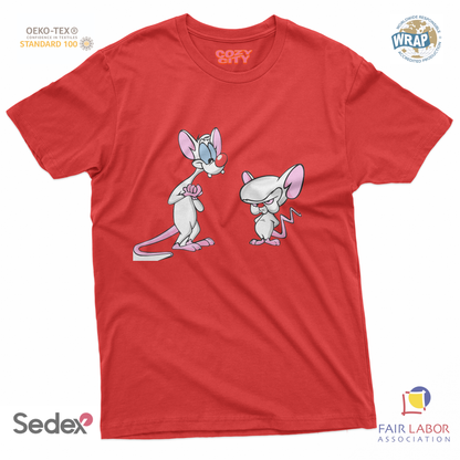 maglietta t-shirt- topi mignolo laboratorio