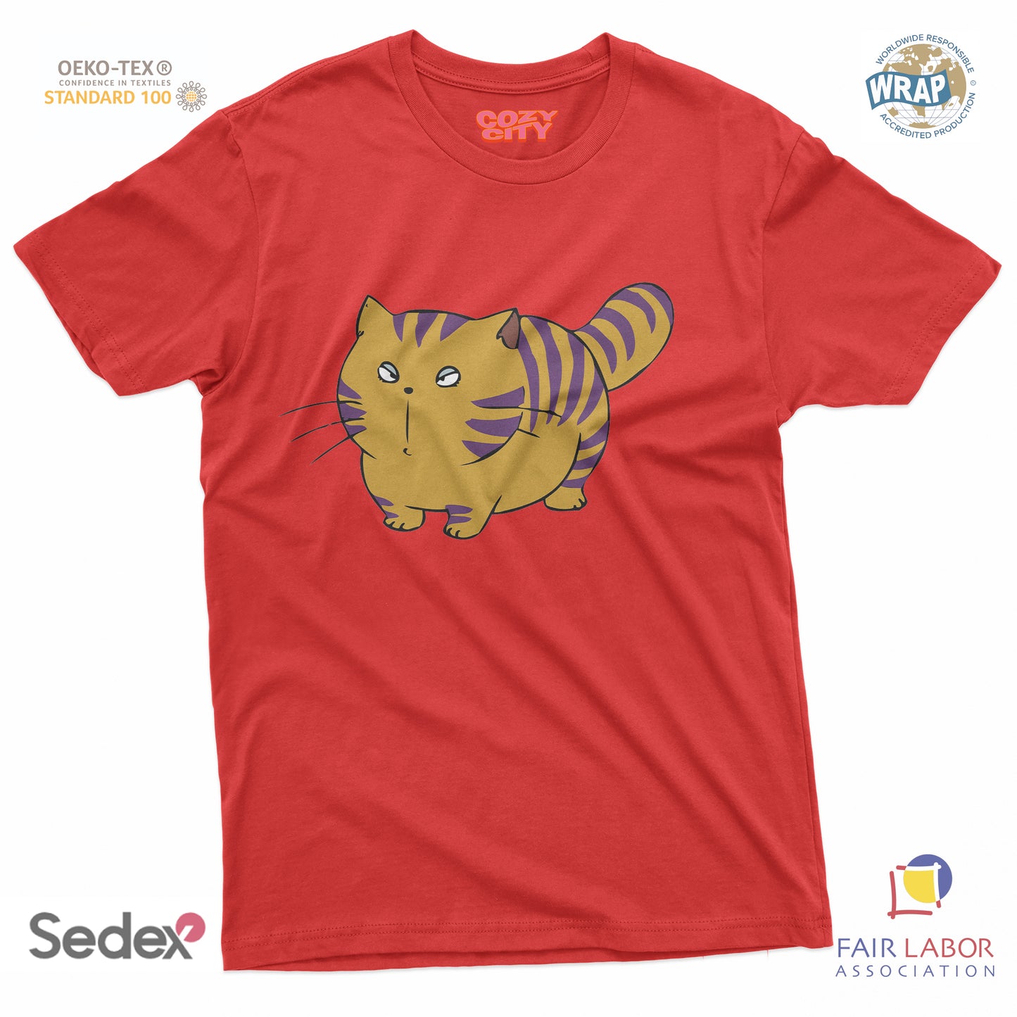 maglietta t-shirt- gatto luciano