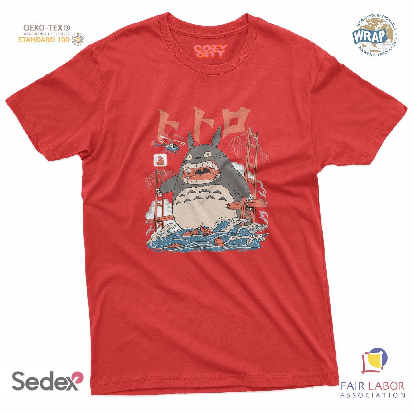 maglietta t-shirt- tot moster