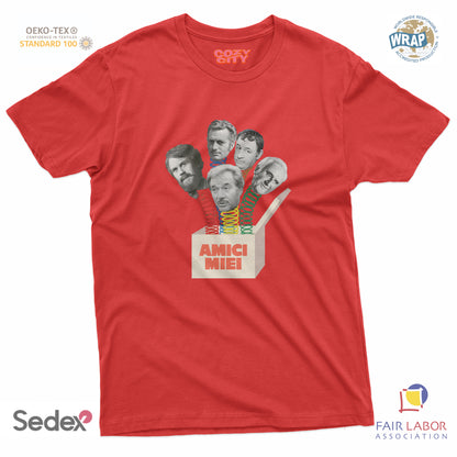 maglietta t-shirt- amici miei scatola