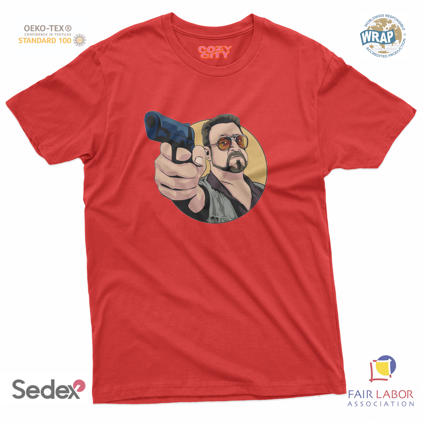 maglietta t-shirt- walter gun