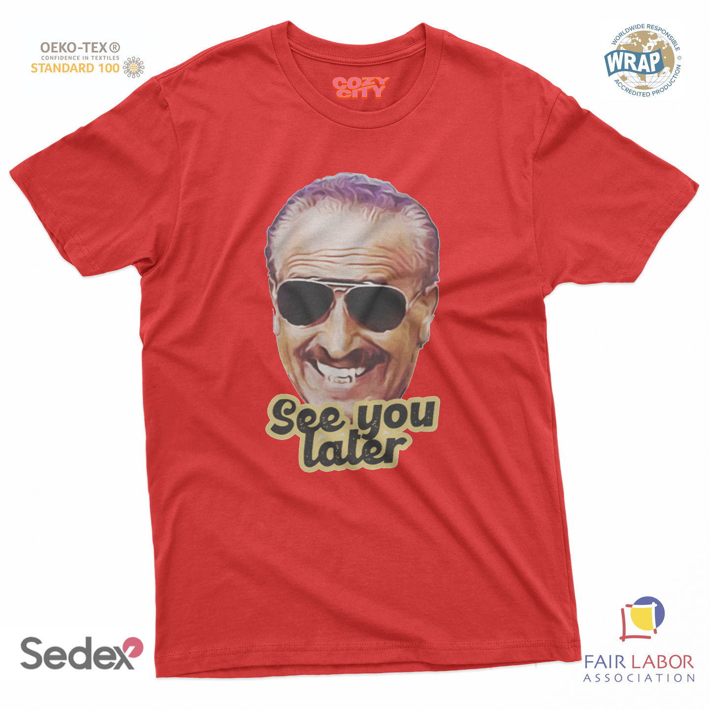 maglietta t-shirt- see you later dogui