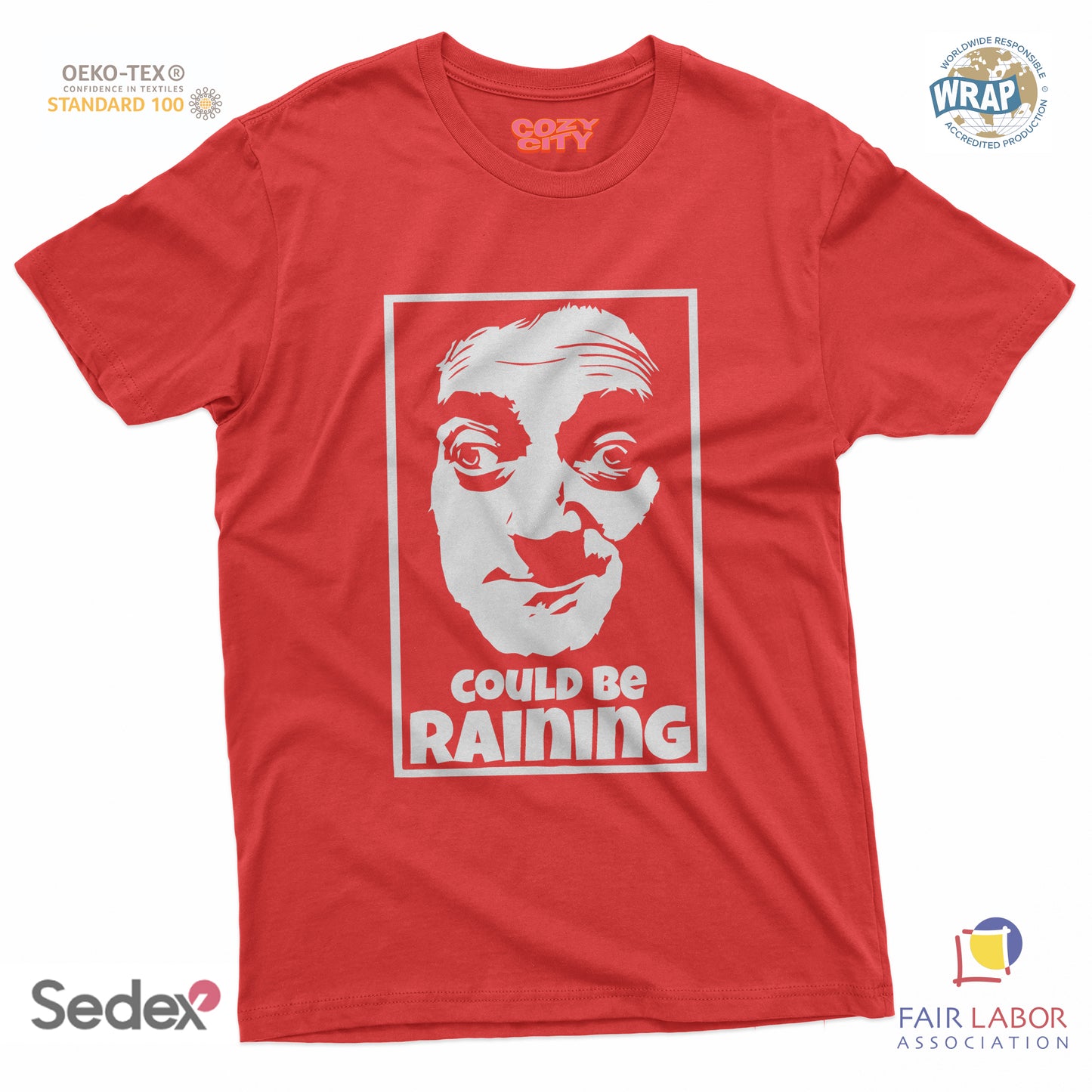 maglietta t-shirt- frankenstein igor potrebbe piovere