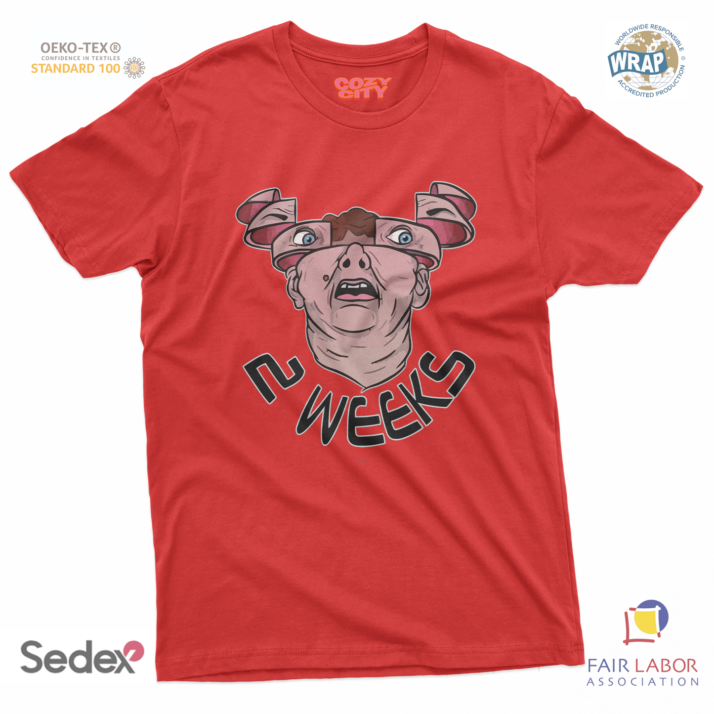 maglietta t-shirt- 2 weeks douglas quaid atto di forza