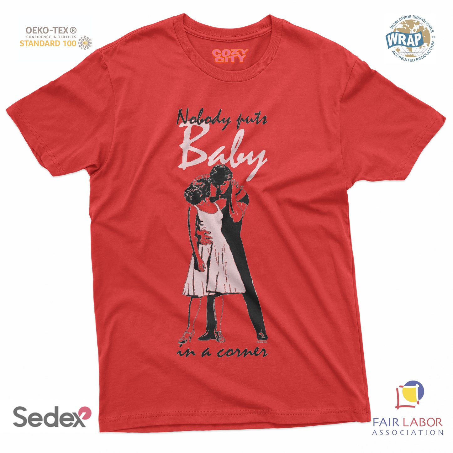 maglietta t-shirt- nessuno mette baby in un angolo
