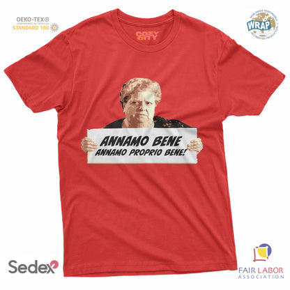 maglietta t-shirt- annamo bene