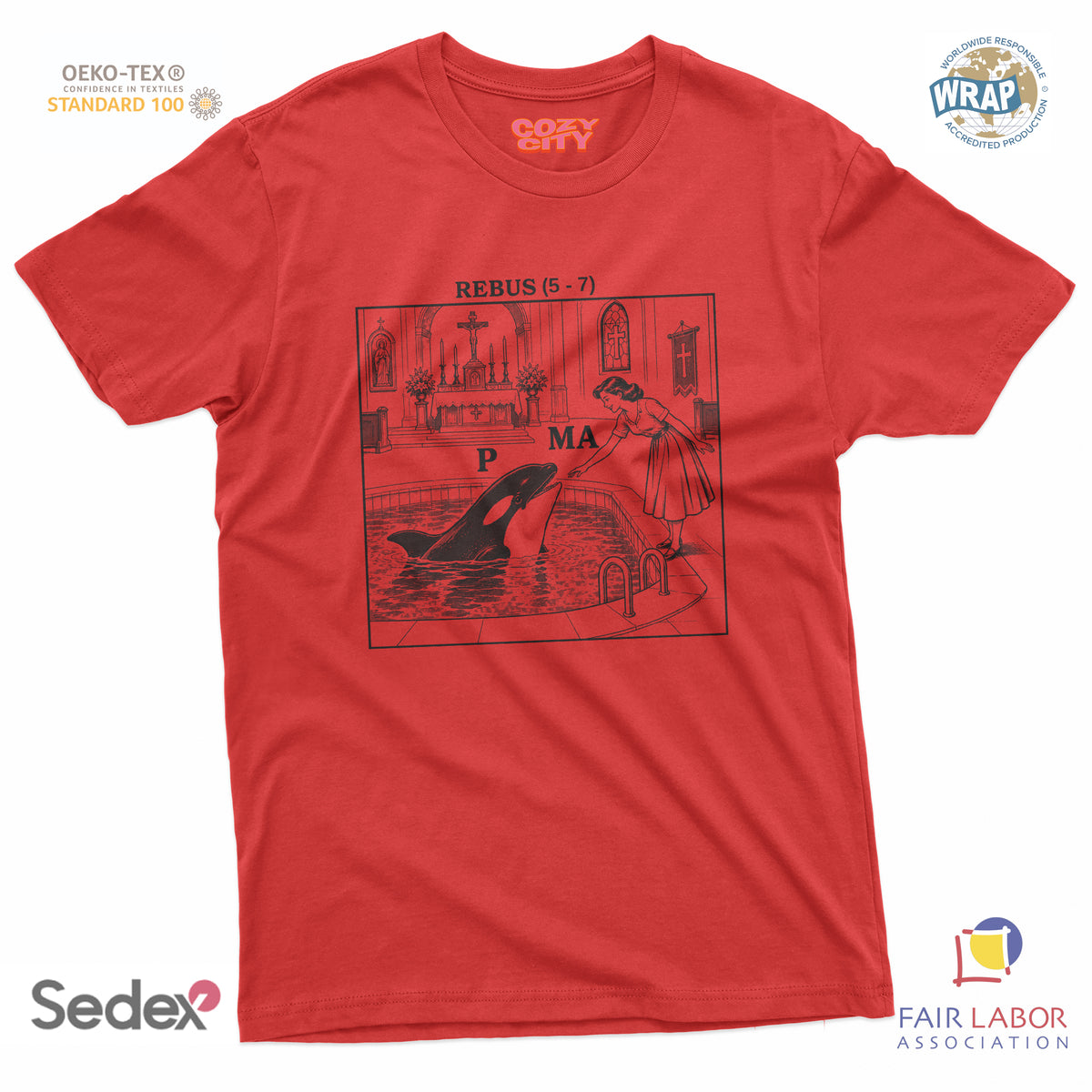 maglietta t-shirt- rebus maleducato