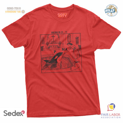 maglietta t-shirt- rebus maleducato