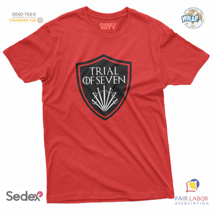 maglietta t-shirt- il giudizio dei sette trial of seven