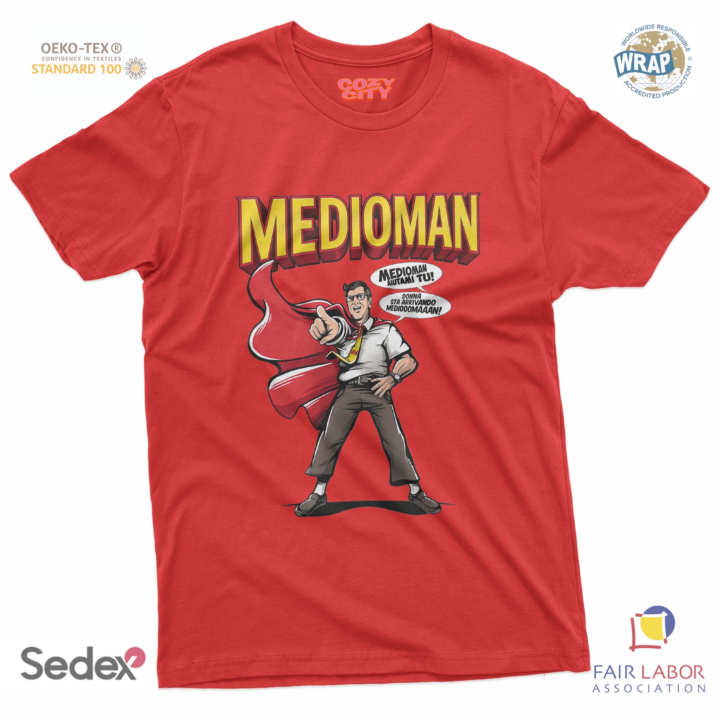 maglietta t-shirt- Medioman