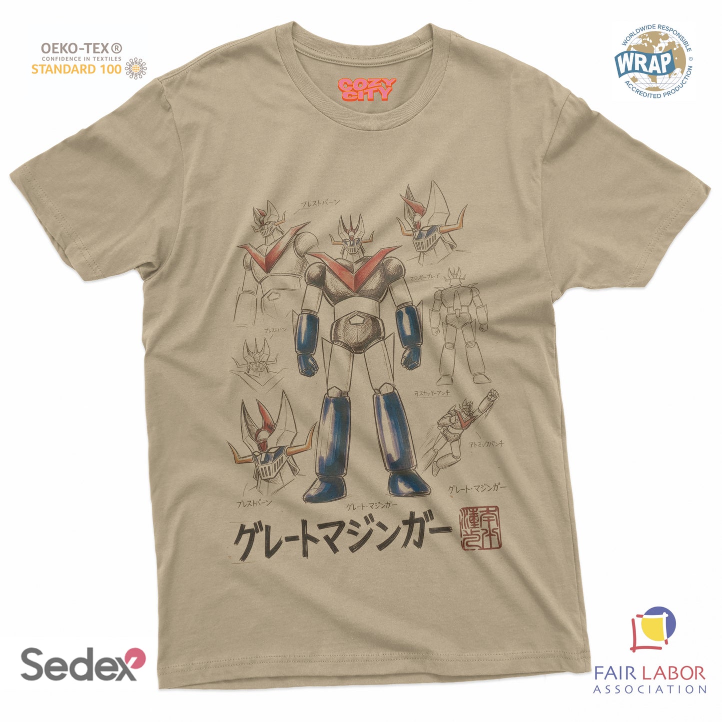 maglietta t-shirt- robottone z