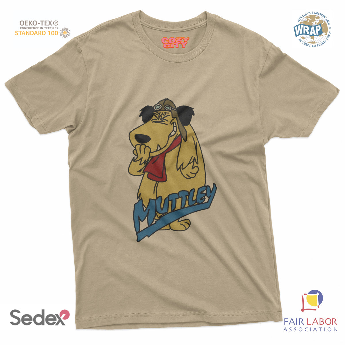 maglietta t-shirt- cane che ride