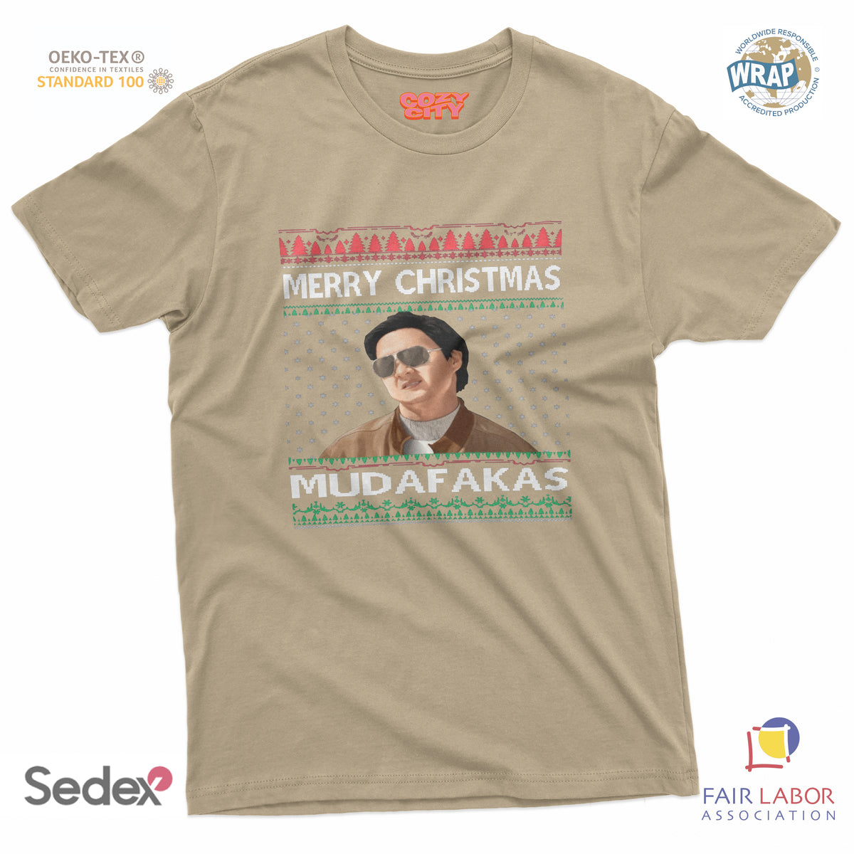 maglietta t-shirt- chao christmas