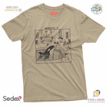 maglietta t-shirt- rebus maleducato