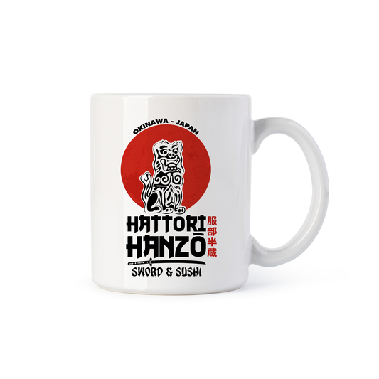 tazza Mug- hanzo sword & sushi nero