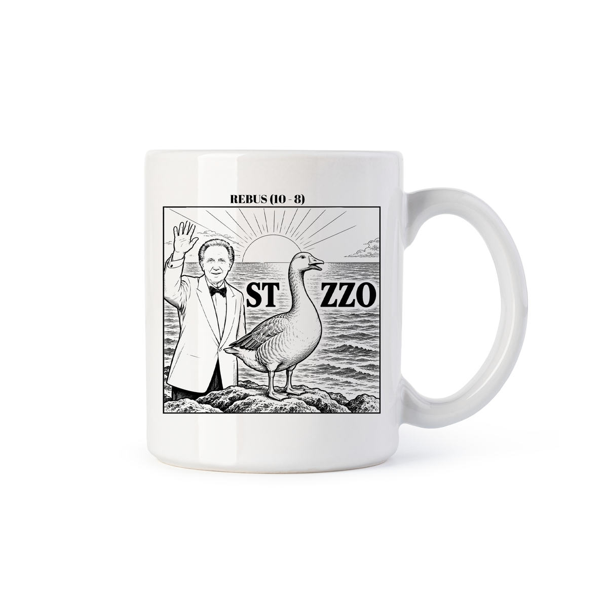 tazza Mug- rebus buongiorno cosa